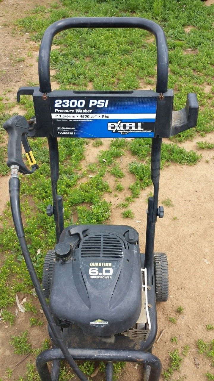 Excell power washer 2300 psi