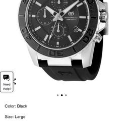 TechnoMarine Men's Sea Quartz Black Dial Watch Brand New in Box never worn in box. 