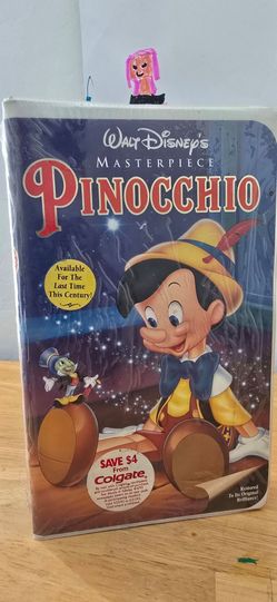 Disney Pinocchio VHS (1993 Masterpiece) - Factory Sealed