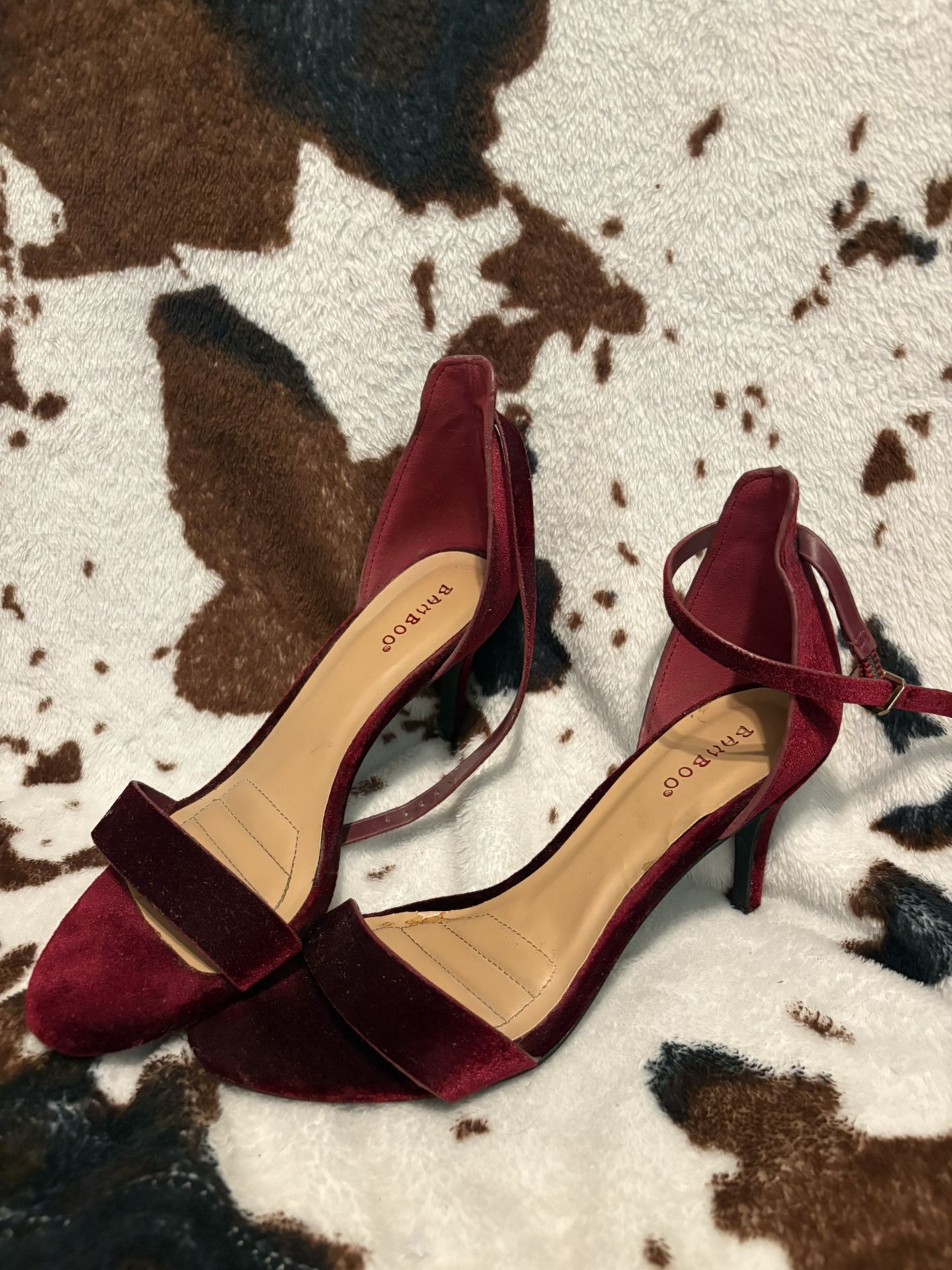 Red Velvet Heels