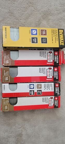 5 boxes of nails (all sizes) compared $150