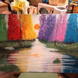 New-ish Enchanting Mod Canvas Painting. 