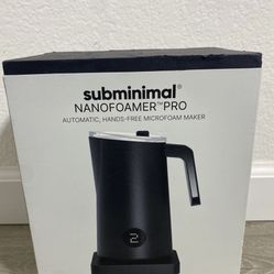 Subminimal NanoFoamer Pro Gen-2 Revolutionary Hands Free Microfoam Milk Maker  Device does not get milk hot. Tried multiple milk  types and everything