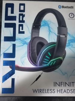 Lvlup Pro Bluetooth Gaming Headset with RGB Lighting