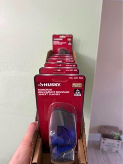 🕶️(7 NEW) HUSKY Blue Mirror Outdoor High Impact Resistant Sport Frame Safety Glasses