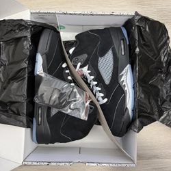 Jordan 5 Reimagined Black Metallic,   Size 10 ,   $500