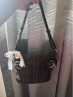 Black Vintage Coach Bag