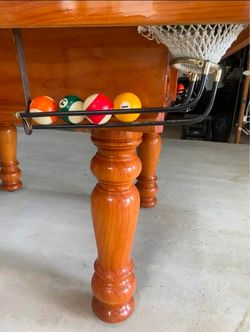 Slate pool table