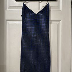 Mini black and navy blue dress ! 