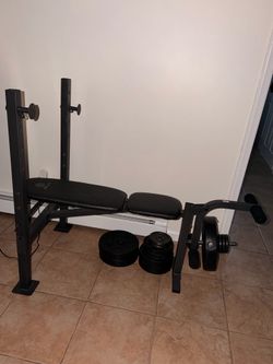 Gold's Gym XR 6.1 Weight Bench EXCLUDES The Weights