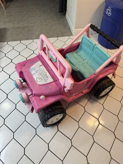Barbie Jeep Power Wheels