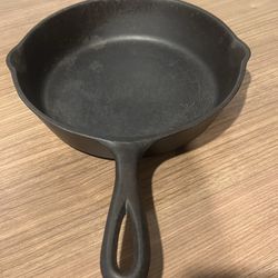 Vintage 8” Lodge Cast Iron Skillet