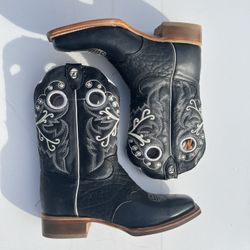 Men’s Reparo Cowboy Boots (black & White)   %50  OFF Sale