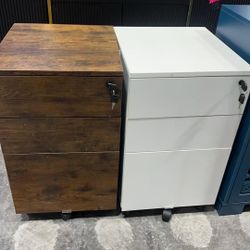 DEVAISE 3 Drawer Rolling File Cabinet with Lock