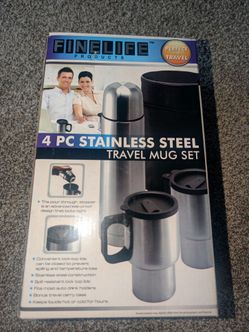4 Piece Travel Mug Set