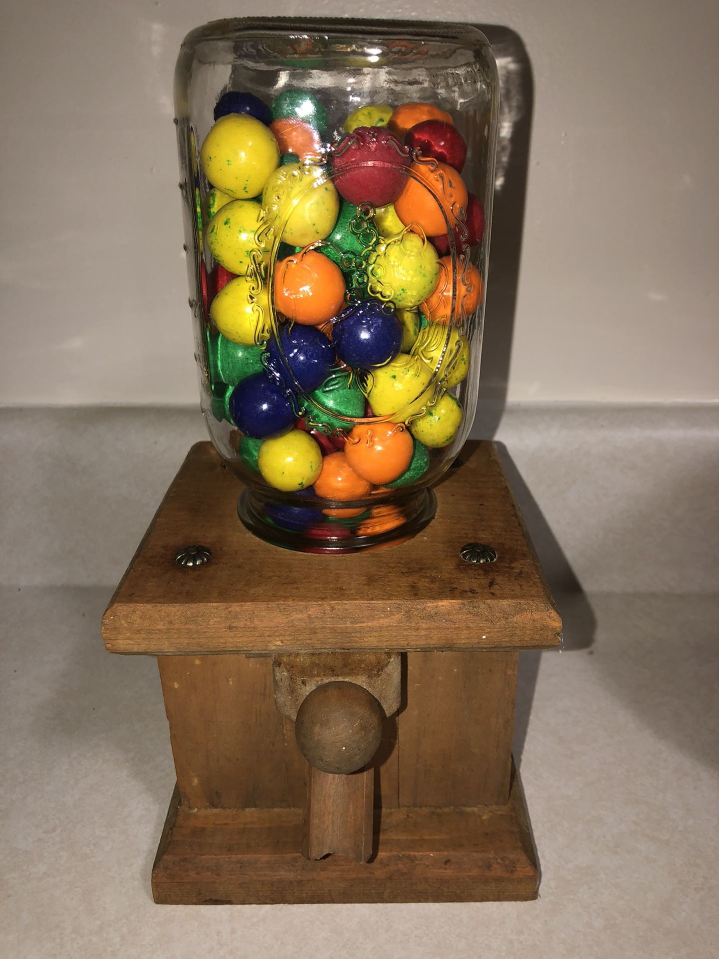 Handmade Wooden Candy Dispenser