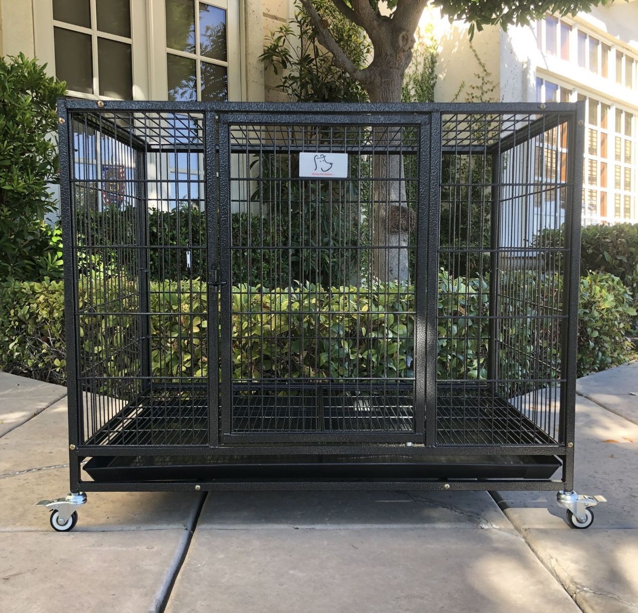 ⚡️NEW⚡️ 37” Heavy Duty 💪 Dog Kennel Cage ‼️🐾🐕🦺🐶👀🐕🐶⚡️💥