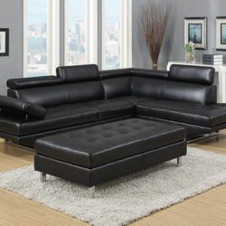  SECTIONAL RECLINING SOFA WITH THREE RECLINERS!!! TEXT 30777 TO 22462 FOR $50 DOWN!!! DELIVERY TONIGHT!!!