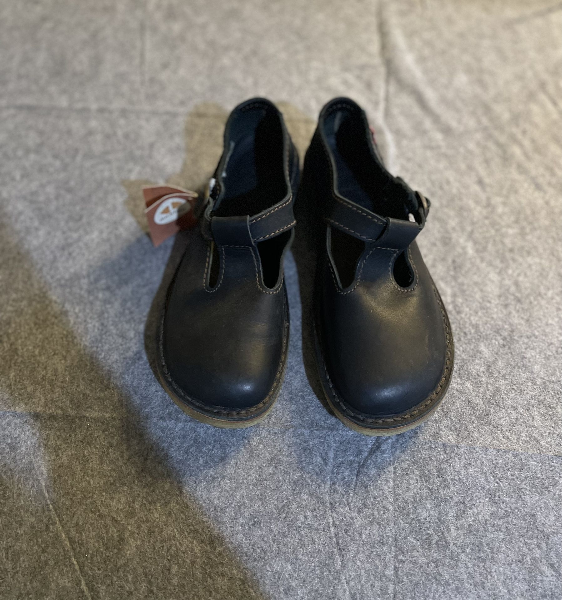 Duckfeet Mary Jane T-Strap Black Leather Shoes EU 42 / US 11W / 9M”