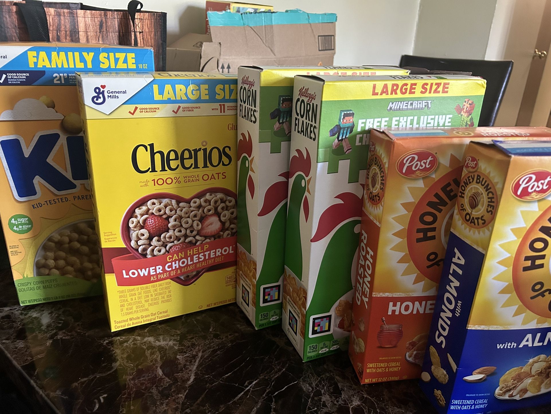 6 Boxes Of Cereal $15
