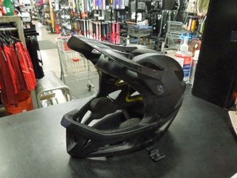 Used Troy Lee Designs Stage Enduro Race Bicyle Helmet in Stealth Midnight- 16302-16