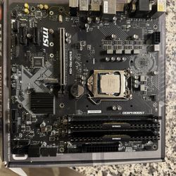 B365M PRO VDH Motherboard + i5 9600 CPU + 32GB Ram bundle 