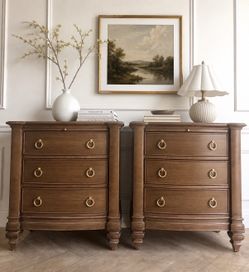 ✨ Pottery Barn Sausalito Inspired Nightstands/End Tables/Bedside Tables/Side Tables/Solid Wood ✨