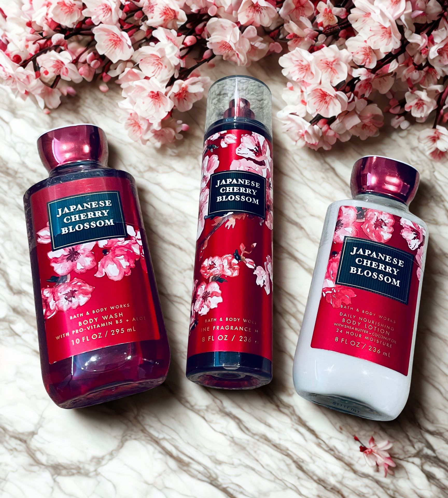 Bath & Body Works “Japanese Cherry Blossom” Body Care Set