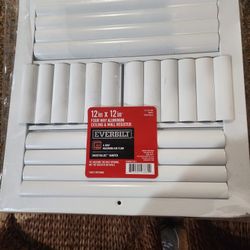 12in X 12in  Four Way Cieling/Wall Register