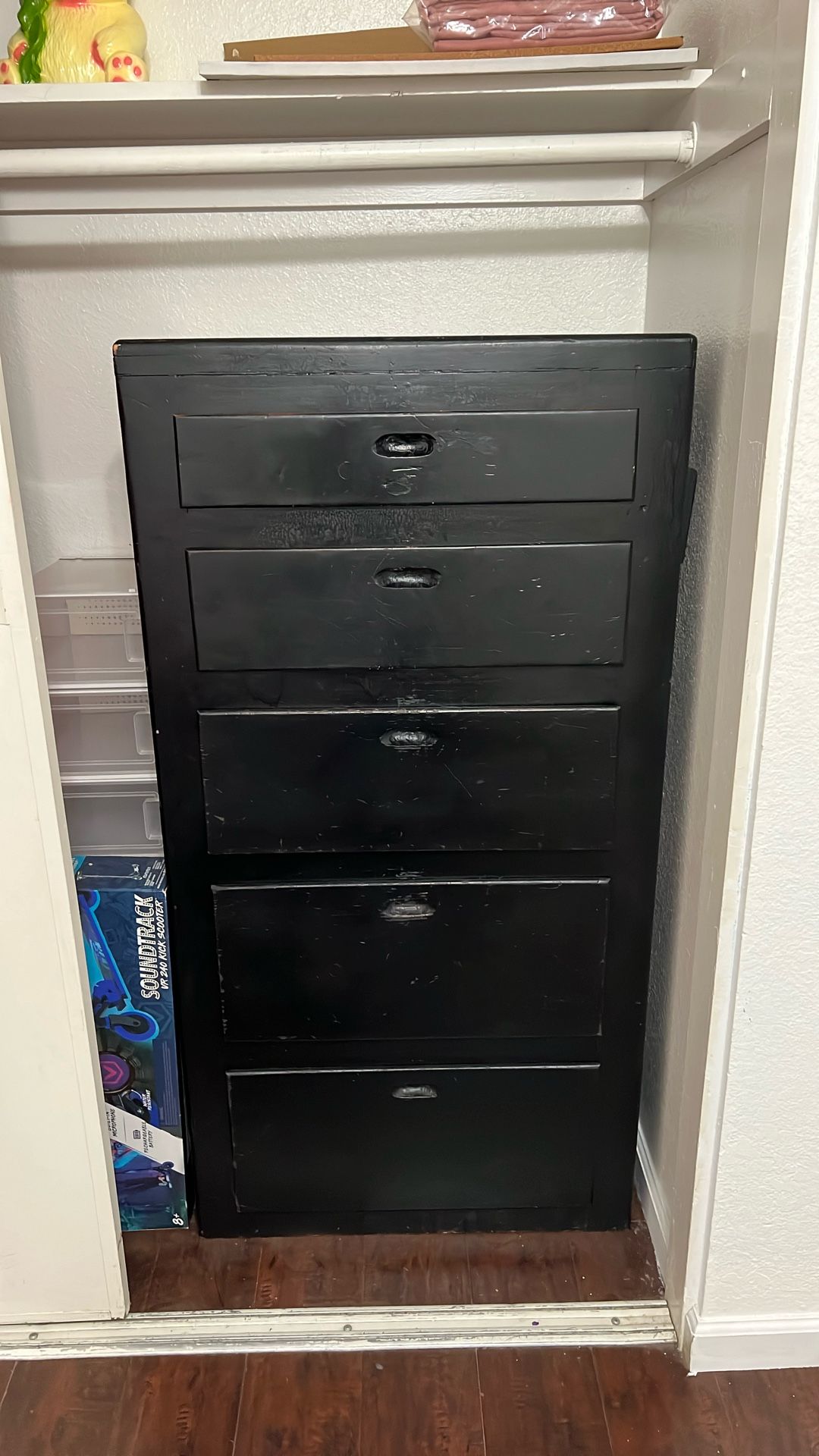 Black Wooden Dresser
