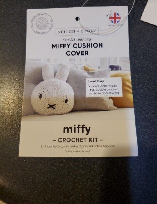  Miffy Cushion Cover Crochet Kit! 