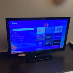 emerson 32 inch flatscreen with new 4k roku