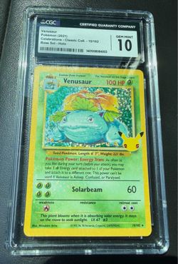 Pokemon Venusaur Celebrations