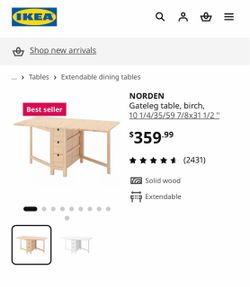 IKEA Norden folding table