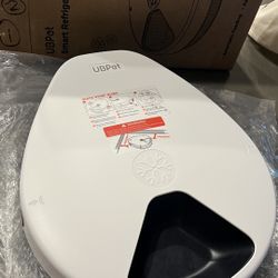 Cat dog Wet Food Automatic Feeder with Cooling, Semiconductor Refrigeration with Timer, 5 food trays