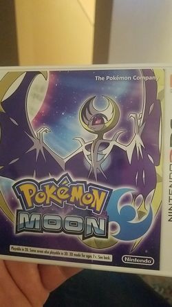 Nintendo 3ds Pokemon Moon video game