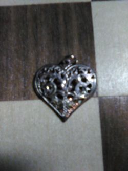 Sterling Silver Hearts love pendant