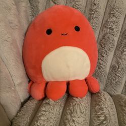 Red Octopus Squishmallow
