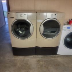 Washer And Dryer Electric Kenmore Elite He4t Super Capacity Plus Whit Warranty $500