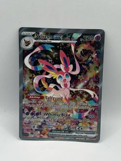 Non TCG Pokemon Sylveon ex Fan Art Card