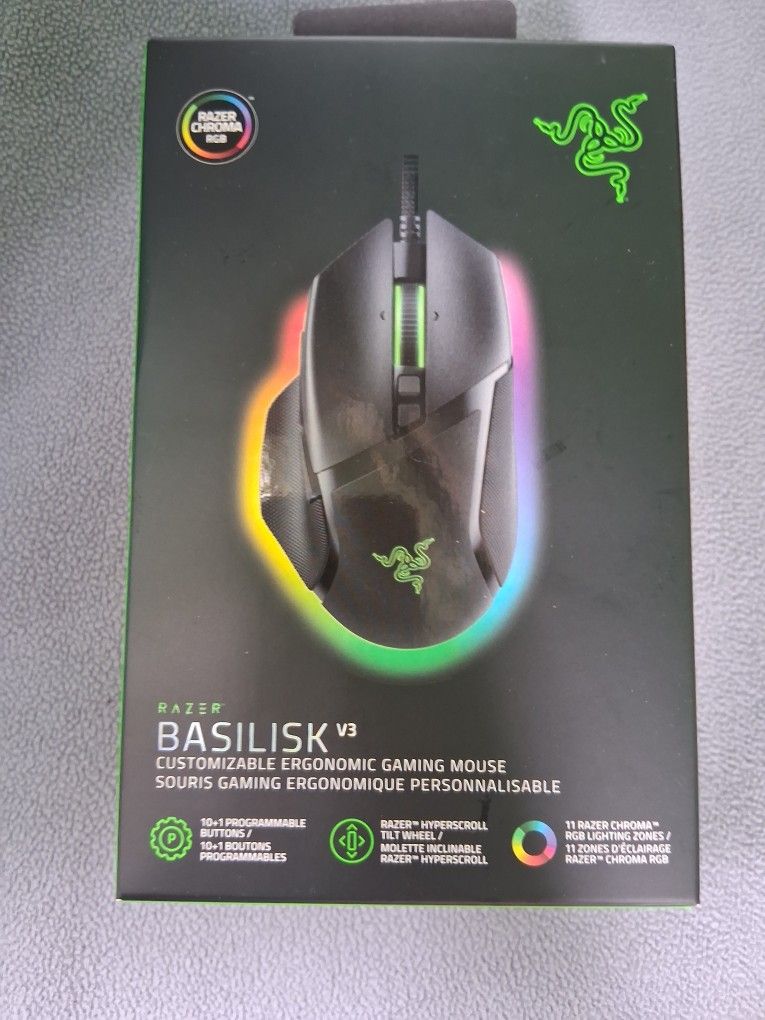 Razer Basilisk V3 Gaming Mouse [Brand New Sealed]