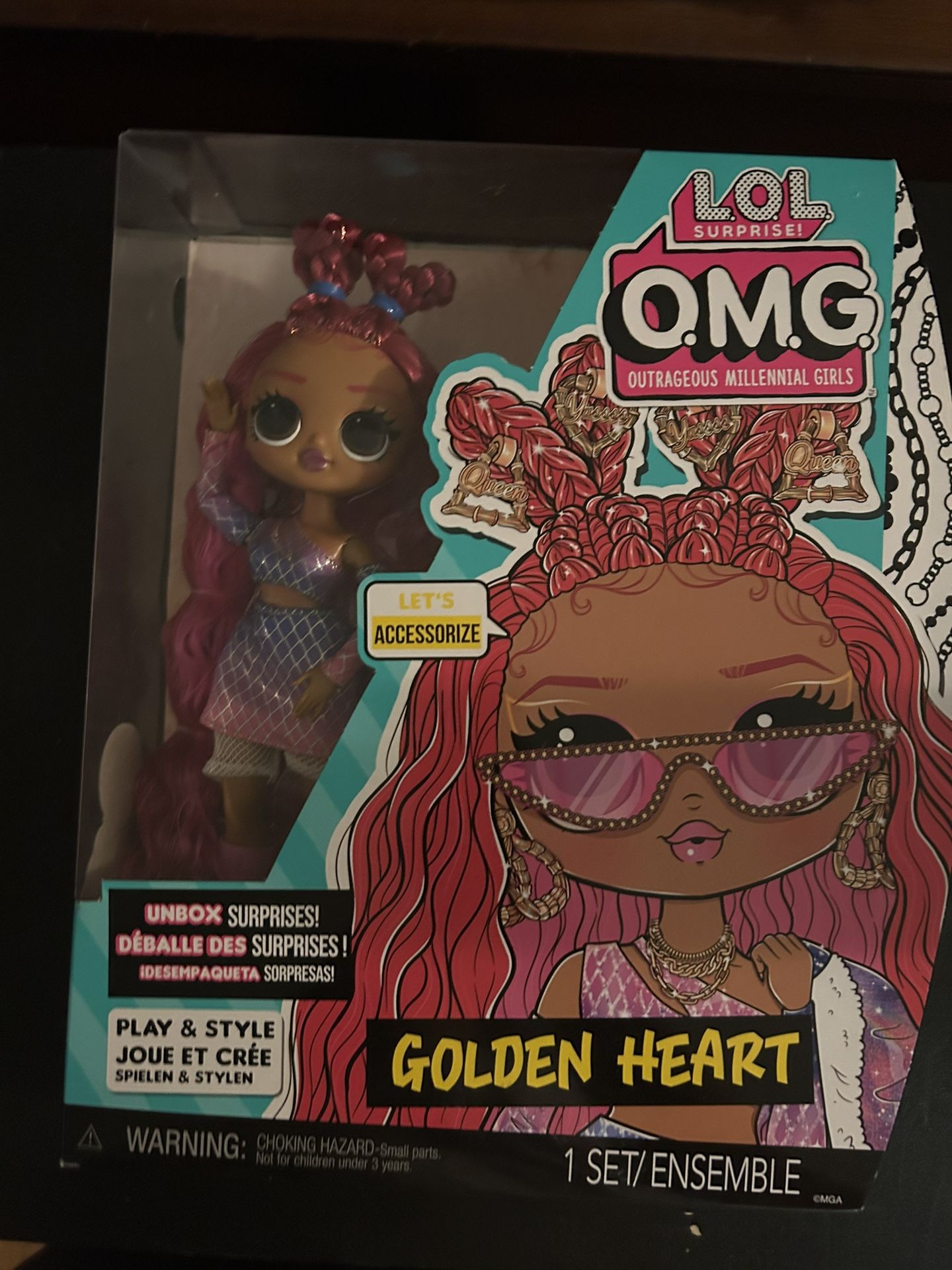 LOL O.M.G. Doll Golden Heart