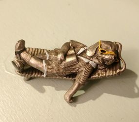 1984 Hudson Pewter Hound Figure 