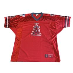 Vintage Lee Sport Anaheim Angels Football Baseball Jersey Men’s Size XL MLB Logo