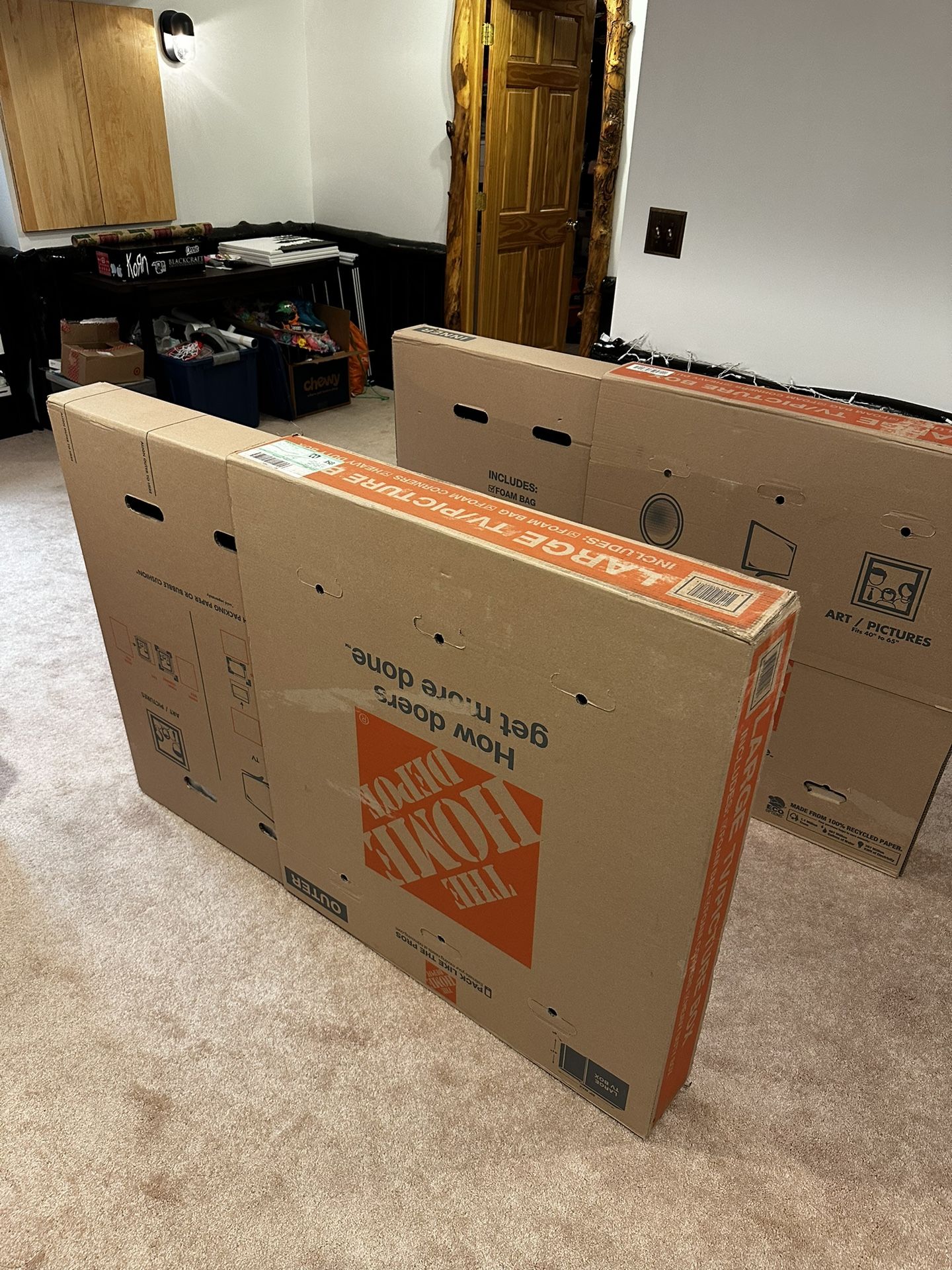Large TV Moving & storage Boxes