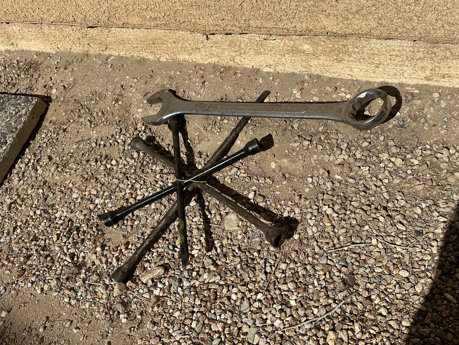 Lug Wrenches And Big Wrench Decoration
