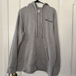 Champion Men’s Grey Zip Up Hoodie