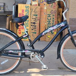 Nirve Electra Island Flower Women’s Beach Cruiser Bicycle – Classic Floral Cruiser