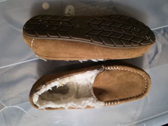 Koolarburra Brown Suede Moccasin Slippers Size 5