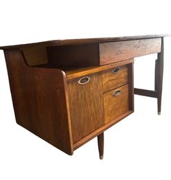 Mid-Century Walnut Desk Hooker Furniture
